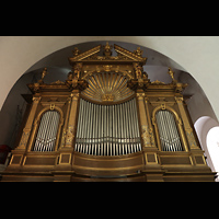 Stockholm, Deutsche St. Gertruds-Kirche (Düben-Orgel), Juno-Orgel perspektivisch