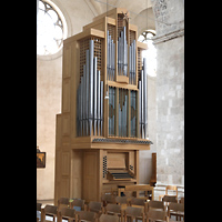 Köln, Groß St. Martin, Orgel mit Spieltisch seitlich