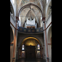Köln, St. Maria Lyskirchen, Innenraum in Richtung Orgel