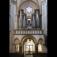 Köln (Cologne), St. Andreas Dominikaner, Hauptschiff in Richtung Orgel