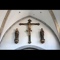 Köln, St. Andreas Dominikaner, Kreuzigungsgruppe am Triumphbogen (um 1500)