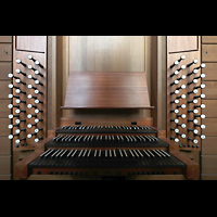 Kln, Dom St.Peter und Maria (Chor- / Marienorgel), Mechanischer Spieltisch der Langhausorgel