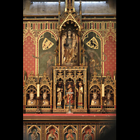 Kln, Dom St.Peter und Maria (Chor- / Marienorgel), Dreiknigenaltar in der Achskapelle (Ostspitze des Chores)