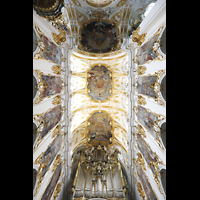 Regensburg, Stiftskirche Unserer lieben Frau zur Alten Kapelle, Deckenfresken, hauptsächlich von Christoph Thomas Scheffler (Mitte 18. Jh.)