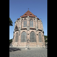 Nürnberg (Nuremberg), St. Lorenz (Truhenorgel), Chor von Osten