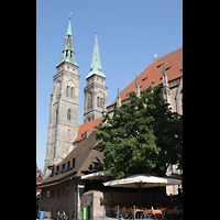 Nürnberg, St. Sebald, Seitliche Ansicht von Süden