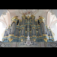 Vilnius, Šv. Jonu Bažnycia (St. Johannes), Oginskiu koplycios (Oginski-Kapelle), Orgel perspektivisch