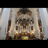 Vilnius, Šv. Jonu Bažnycia (St. Johannes), Oginskiu koplycios (Oginski-Kapelle), Chorraum mit Hauptaltar