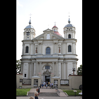 Vilnius, Šv. apaštalu Petro ir Povilo bažnycia (St. Peter und Paul), Fassade
