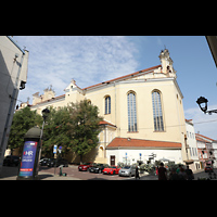 Vilnius, Šv. Jonu Bažnycia (St. Johannes) - Hauptorgel, Ansicht von Südosten