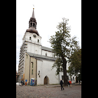 Tallinn (Reval), Toom Kirik (Dom), Ansicht von Südwesten vom Kiriku plats