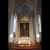 Tallinn (Reval), Oleviste Kirik (Olai-Kirche), Chorraum mit Altar