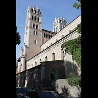 Mnchen (Munich), St. Maximilian, Ansicht von Sdosten (Isarseite) von der Wittelsbacherstrae