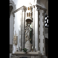 Mnchen (Munich), St. Maximilian, Madonna des Marienaltares (barock, bis 1954 an einem Brgerhaus im Tal)