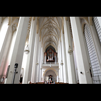 München, Liebfrauendom, Innenraum in Richtung Orgel