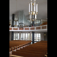 München, St. Matthäus (ev.), Orgelempore seitlich
