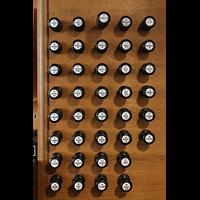 Lbeck, St. Jakobi (Positiv), Rechte Registerstaffel der groen Orgel
