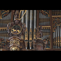Lbeck, St. Jakobi (Kleine Orgel), Prospektdetails der groen Orgel