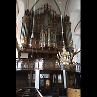 Lbeck, St. Jakobi (Kleine Orgel), Groe Orgel seitlich