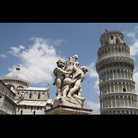 Pisa, Duomo di Santa Maria Assunta (Hauptorgel), Dom, schiefer Turm und Skulptur der Opera Primaziale Pisa (OPA)