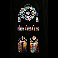 Chalons-en-Champagne, Cathédrale Saint-Etienne, Glasfenster im südlichen Querhaus