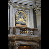 Napoli (Neapel), Cattedrale di S. Maria Assunta, Kappelle San Gennaro, Orgel auf der linken Seite
