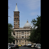 Roma (Rom), Basilica S. Maria Maggiore, Gesamtansicht mit Turm