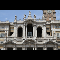 Roma (Rom), Basilica S. Maria Maggiore, Fassaden-Detail