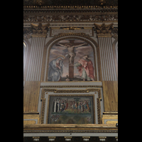 Roma (Rom), Basilica S. Maria Maggiore, Gemälde an der Hauptschiffwand