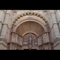 Palma de Mallorca, Catedral La Seu, Südliches Seitenportal zur Meerseite