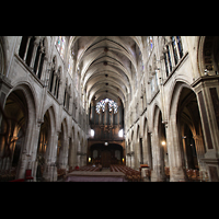 Paris, Saint-Séverin, Innenraum in Richtung Orgel