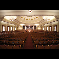 Denver (CO), First Church of Christ, Scientist, Innenraum in Richtung Orgel
