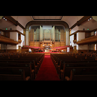 Denver (CO), Trinity United Methodist Church, Innenraum in Richtung Orgel