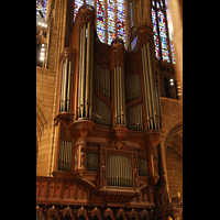 New York (NY), St. Thomas (Kleine Orgel), Gehäuse der Hauptorgel (Südseite)