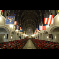 West Point (NY), Military Academy Cadet Chapel, Innenraum in Richtung Chor