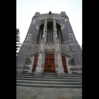 West Point (NY), Military Academy Cadet Chapel, Fassade - Choransicht