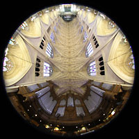 New York (NY), St. Patrick's Cathedral, Orgel und Gesamtansicht der Kathedrale