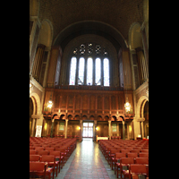 New York (NY), St. Bartholomew's Episcopal Church, Innenraum in Richtung Orgel