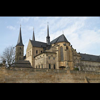 Bamberg, St. Michael, Gesamtansicht vom Michaelsberg