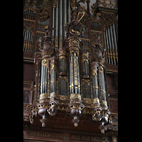 Lübeck, St. Jakobi (Kleine Orgel), Rückpositiv