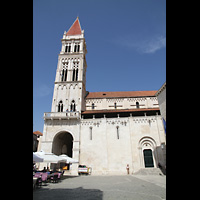 Trogir, Katedrala, Außenansicht von der Seite