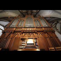 Öhringen, Stiftskirche, Orgel mit Spieltisch