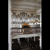 Reykjavík (Reykjavik), Dómkirkja (Ev. Dom), Orgelempore seitlich