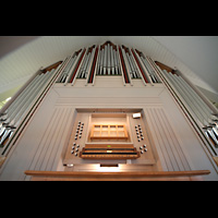 Kirkenes, Kirke, Spieltisch und Orgel