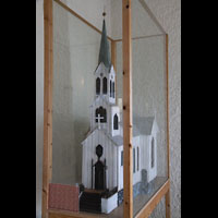 Vardø, Kirke, Modell der im 2. Weltkrieg zerstörten Kirche