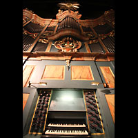 Trondheim, Nidarosdomen, Wagner-Orgel mit Spieltisch