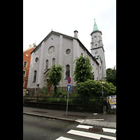 Bergen, St. Paul, Fassade