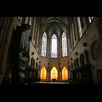 Colmar, Église Collégiale Saint-Martin (Hauptorgel), Chor mit Chororgel