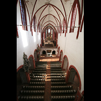 Brandenburg, Dom St. Peter und Paul, Blick von der Orgelempore ins Hauptschiff