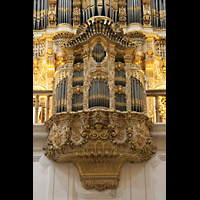 Granada, Catedral (Epistelorgel), Rückpositiv der Epistelorgel